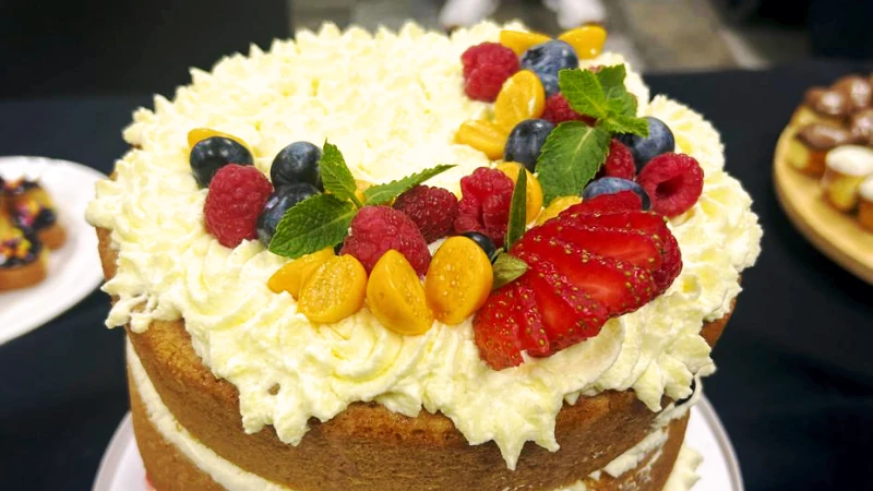 A morning of flavours cake